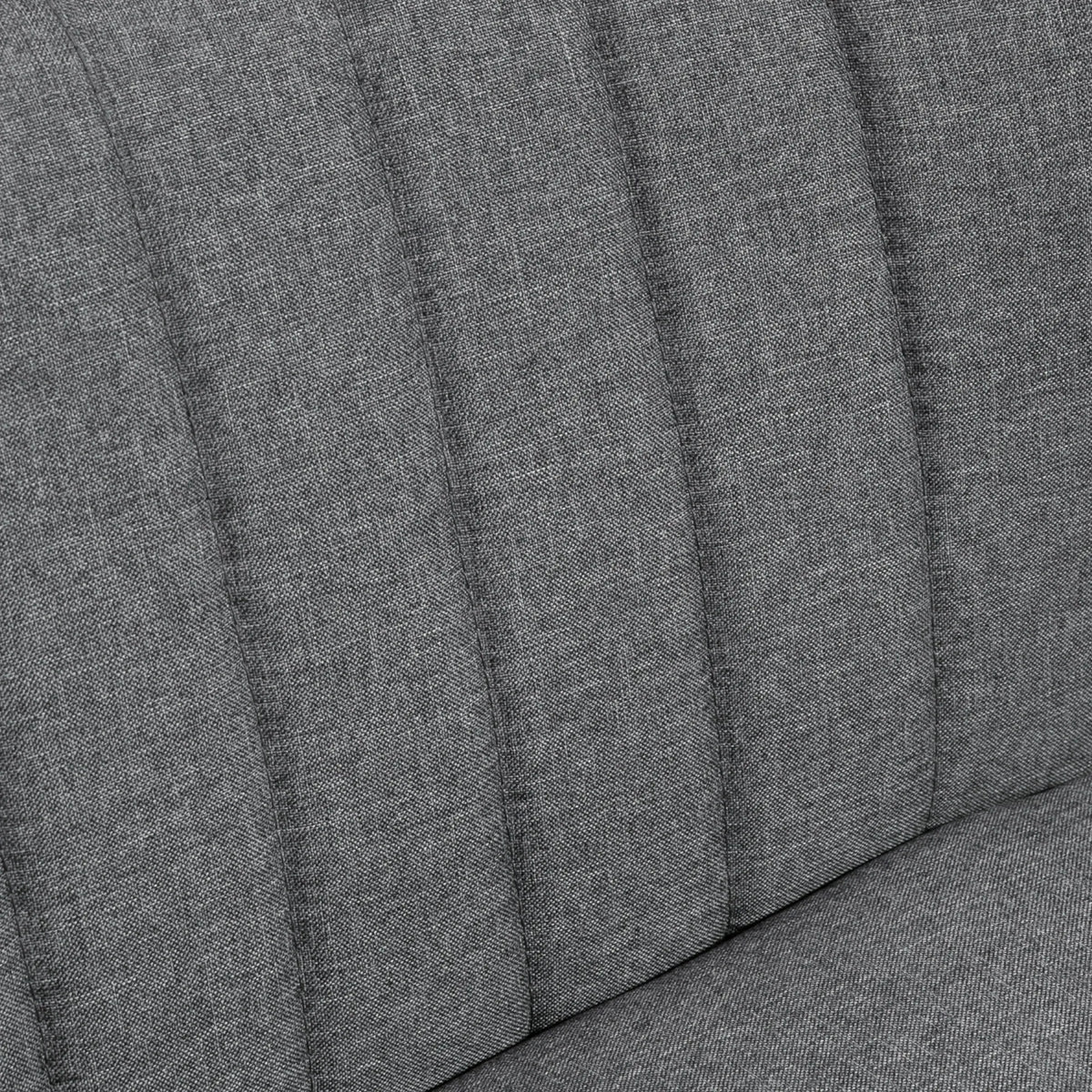 Dvivietė sofa, 117 cm, pilka