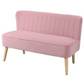 Dvivietė sofa, 140 cm, rožinė