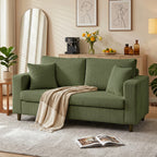 Dvivietė sofa, 170 × 80 × 82 cm, žalia