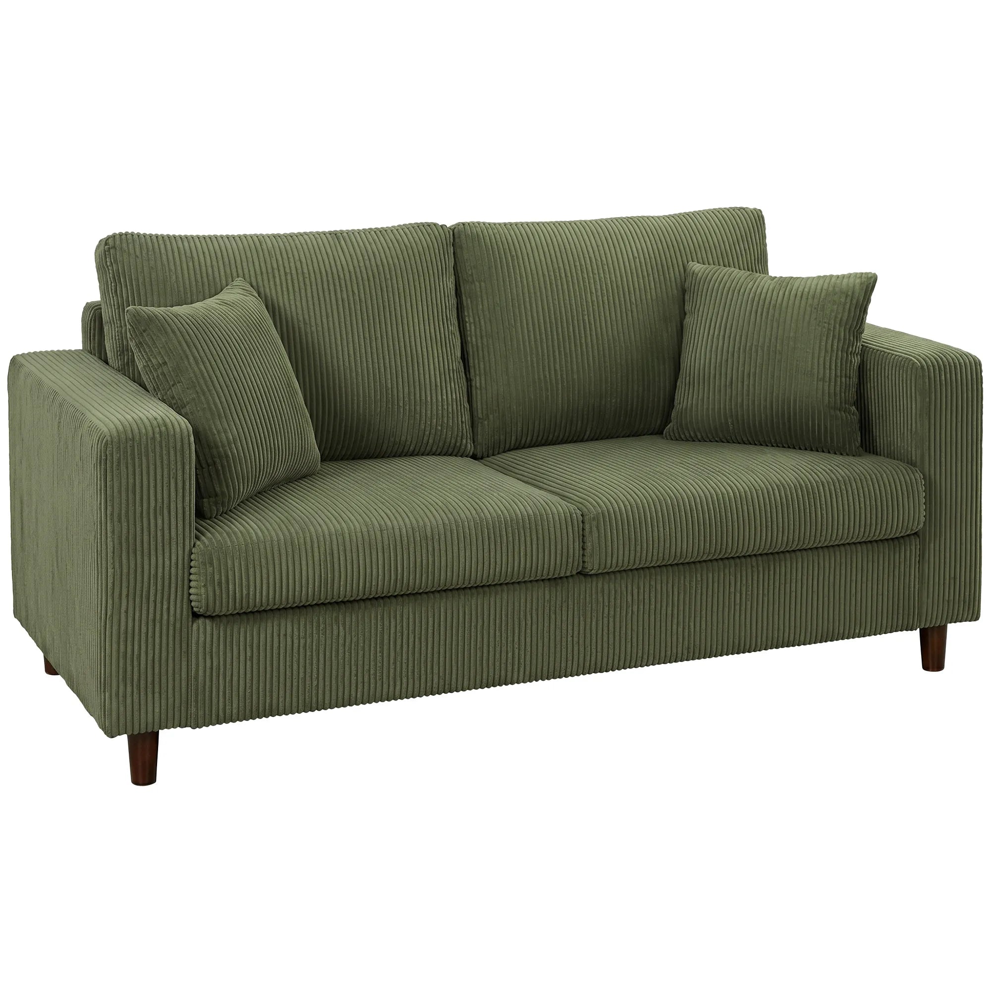Dvivietė sofa, 170x80x82 cm, žalia
