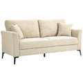 Dvivietė sofa, 179 x 80 x 89 cm, smėlio spalvos