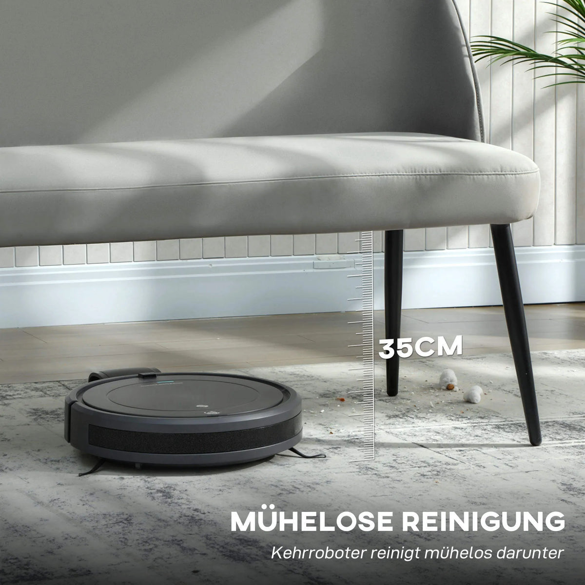 Dvivietė sofa, aksominio paviršiaus minkštas baldas, pilka