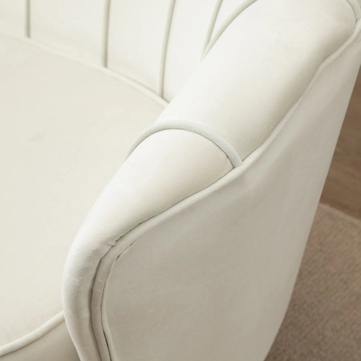Dvivietė sofa, aksomo imitacija, iki 150 kg