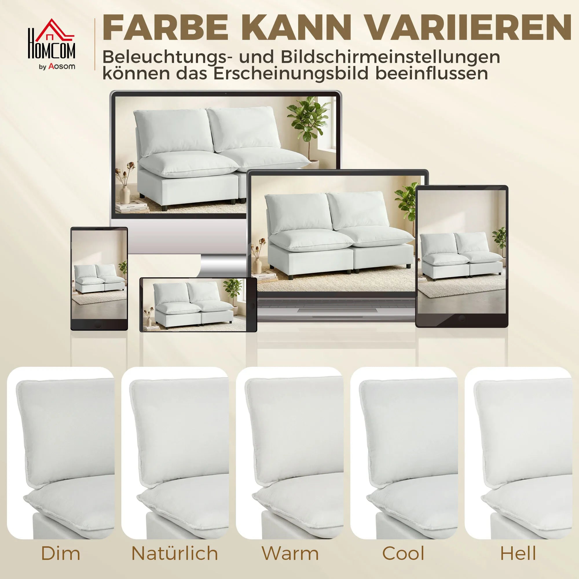 Dvivietė sofa, modulinė, 146 cm pločio, pilka