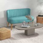Dvivietė sofa, skandinaviško stiliaus, 117 cm, žalia