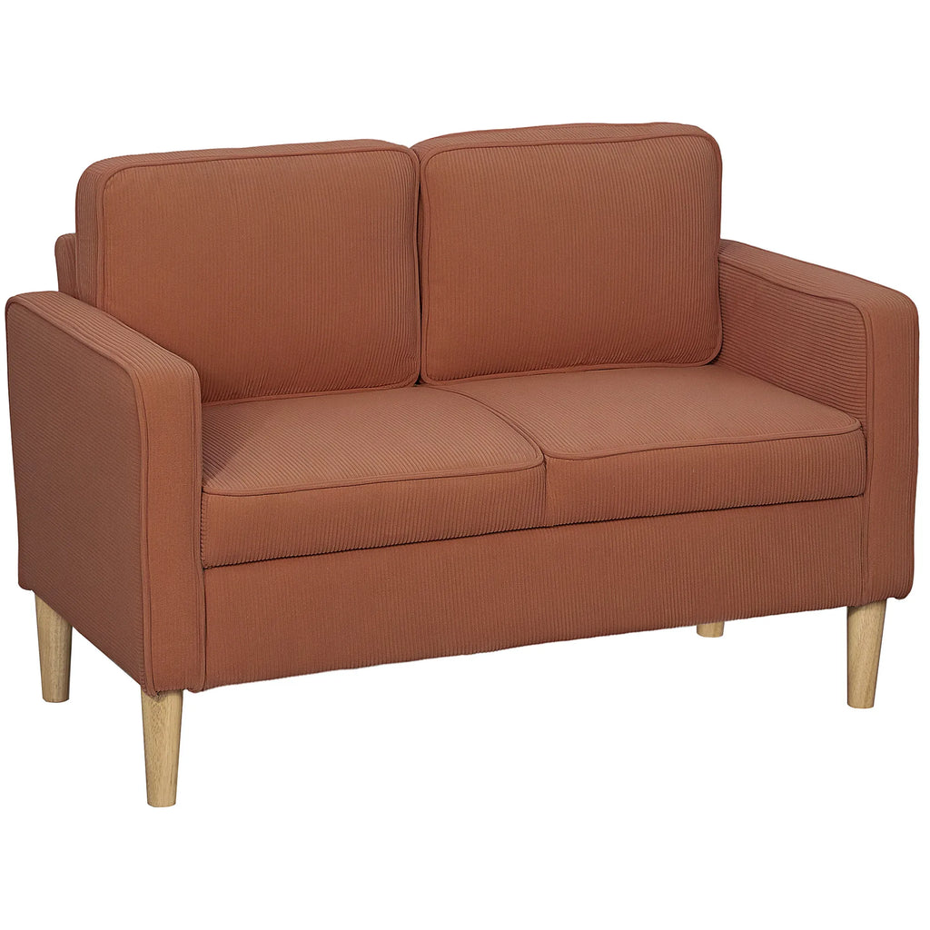 Dvivietė sofa su daiktadėže, 117 x 63 x 79 cm, oranžinė
