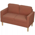 Dvivietė sofa su daiktadėže, 117 x 63 x 79 cm, oranžinė