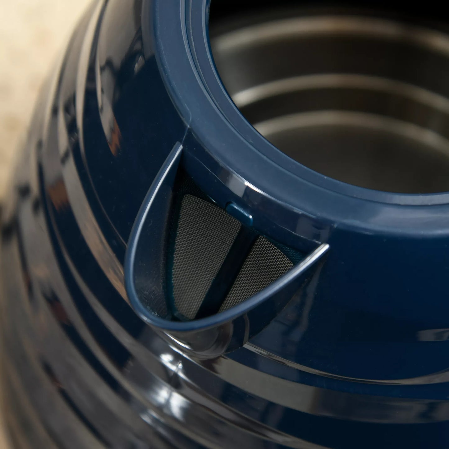 2-in-1 skrudintuvo ir virdulio rinkinys, 7 rudumo lygiai, atitirpinimo ir pašildymo funkcija, mėlyna