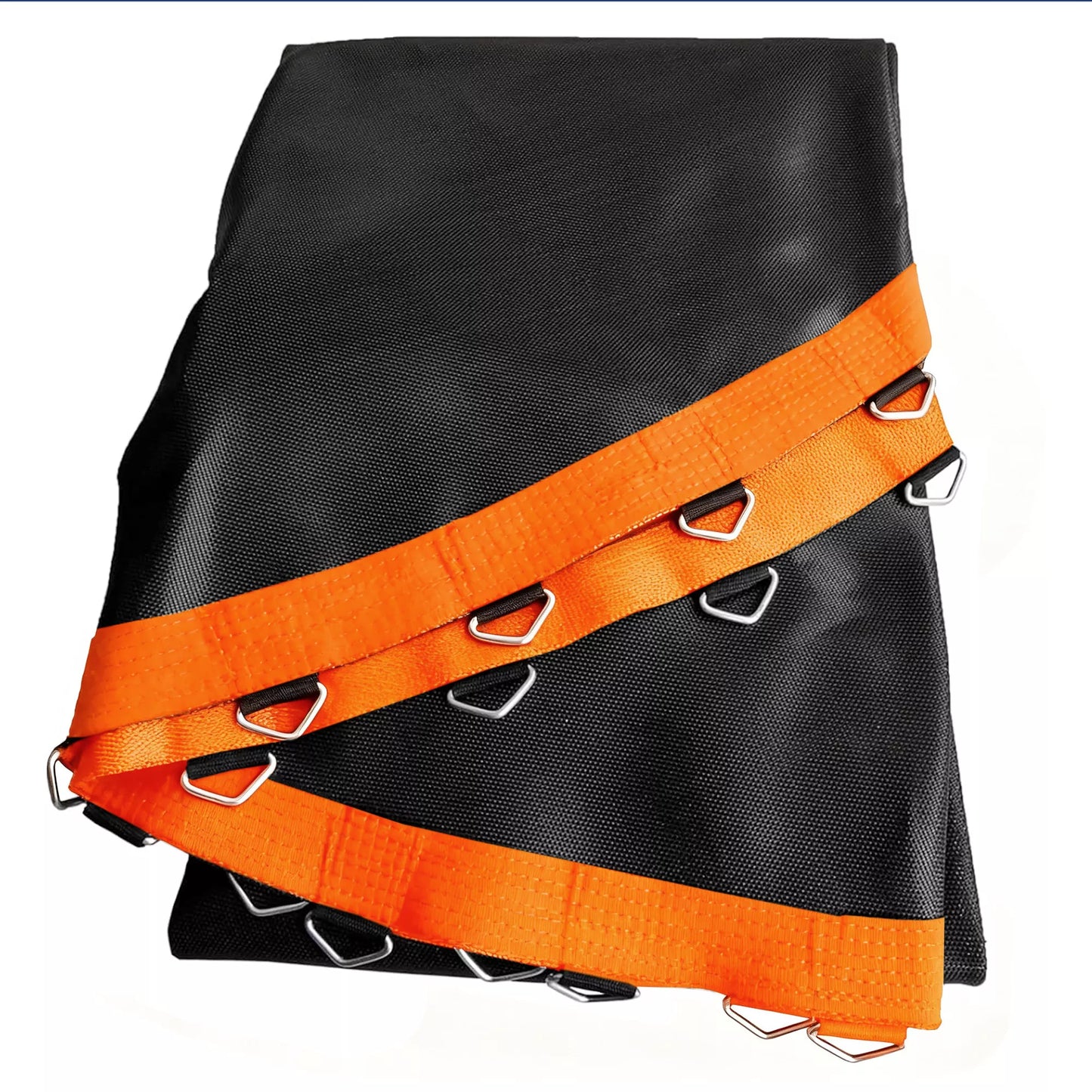 Batuto kilimėlis, apvalus šokimo kilimėlis, polipropilenas, oranžinis