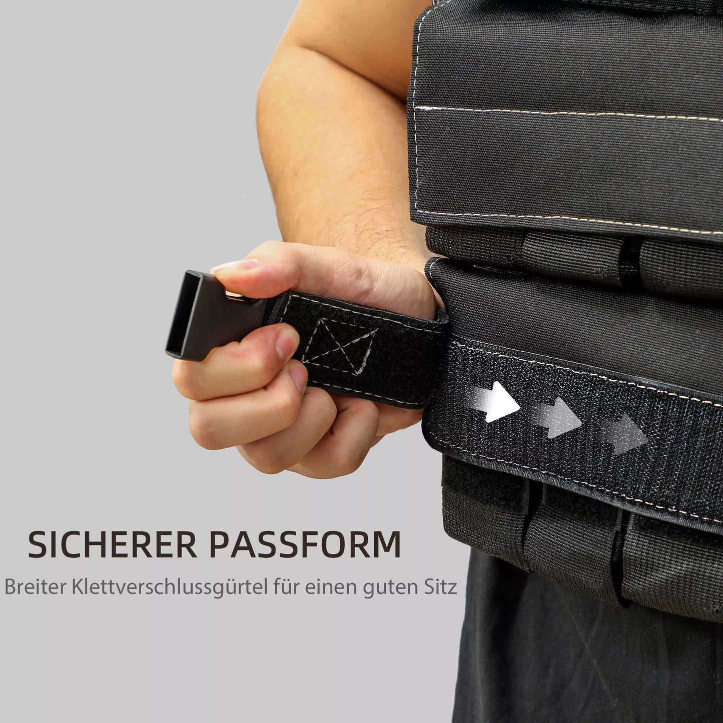 15 kg Reguliuojama svorio liemenė su reguliuojamais dirželiais ir atspindinčiais elementais, vyrams ir moterims