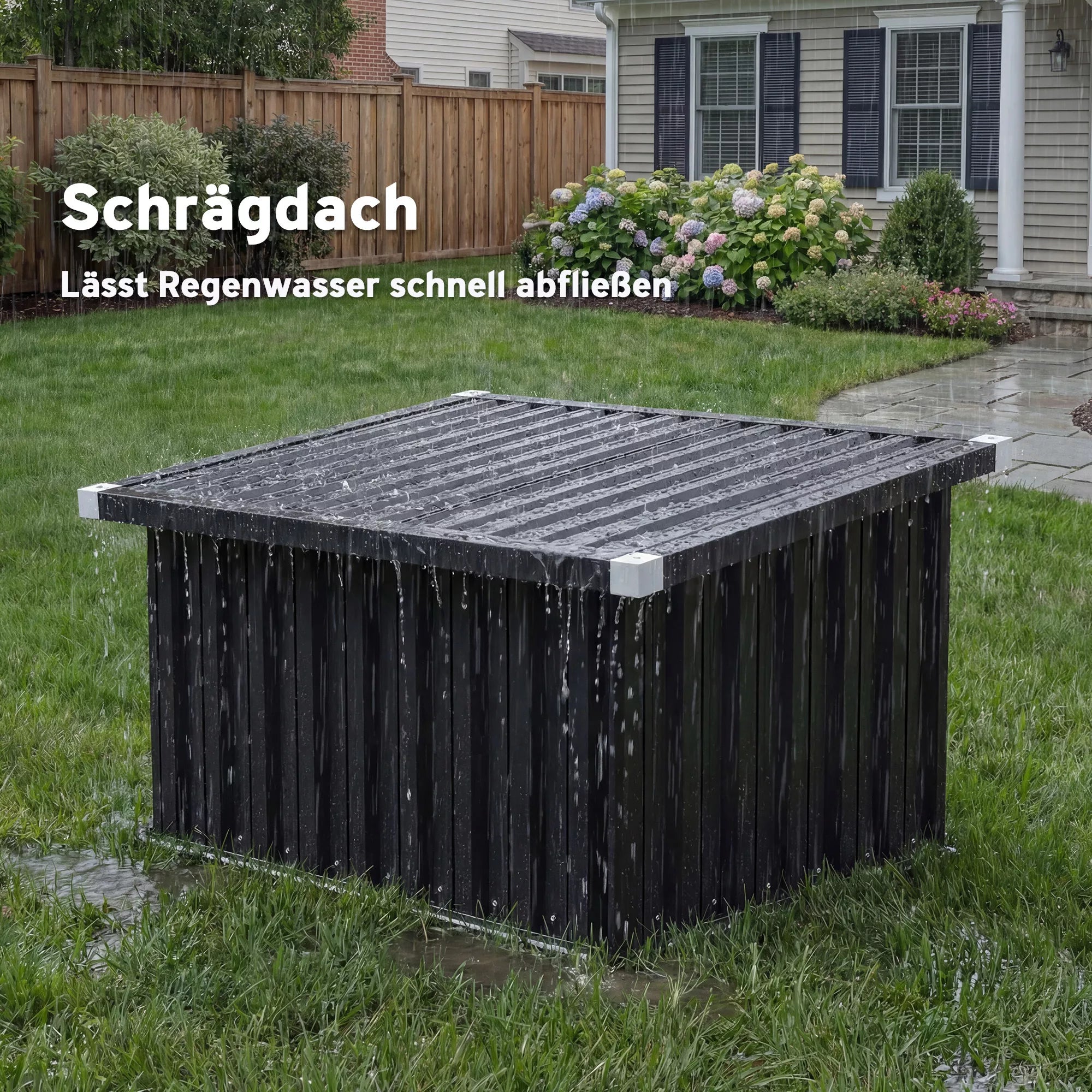 Pjovimo robotas garažas plieninis 108 x 86 x 62,5 cm Vejos robotas garažas su vienšlaičiu stogu Apsauginis kraštas Cinkuotas plienas