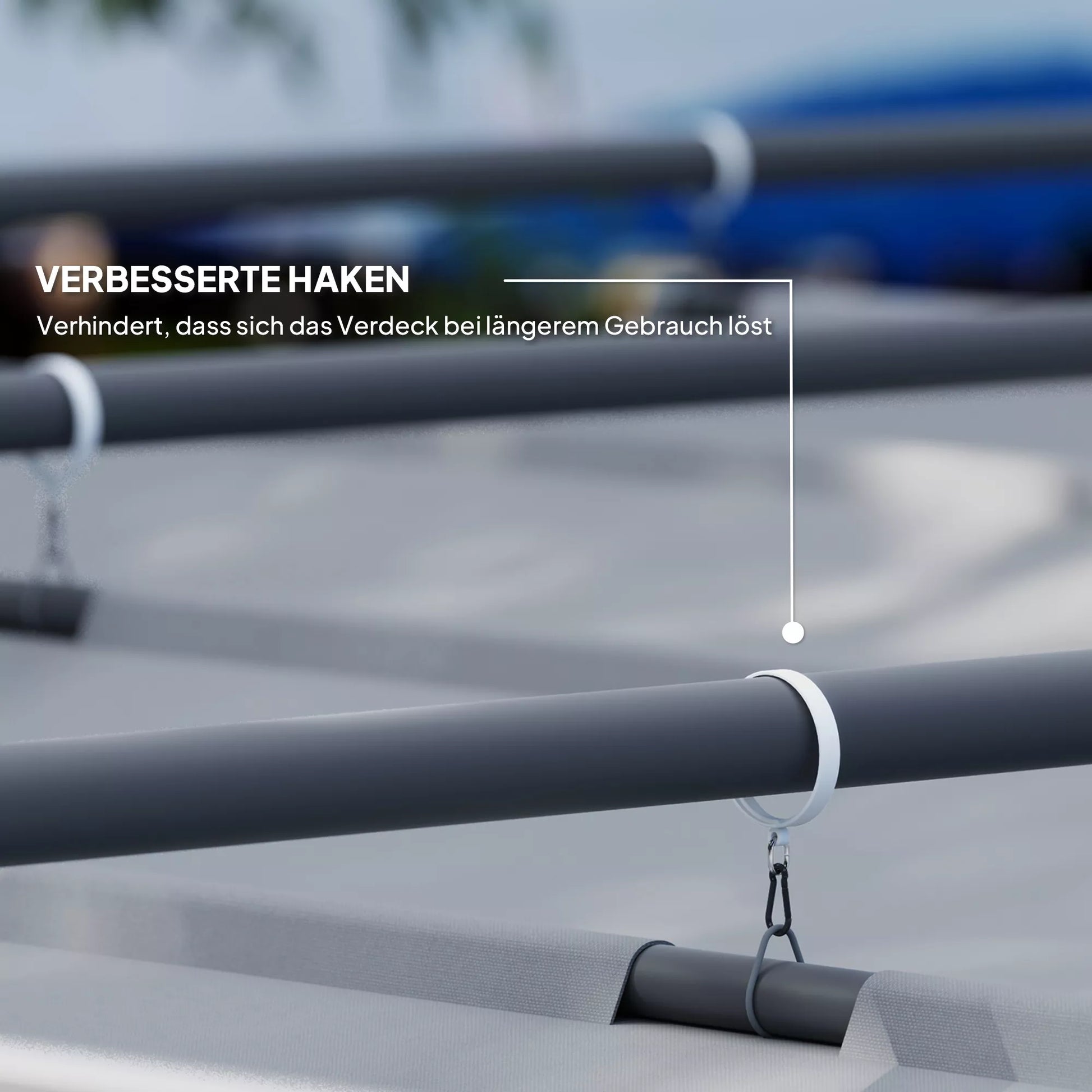 3 x 3 m sodo pergola su ištraukiamu stogu, paviljonas, baldakimas šešėliui, UPF30+, pilka