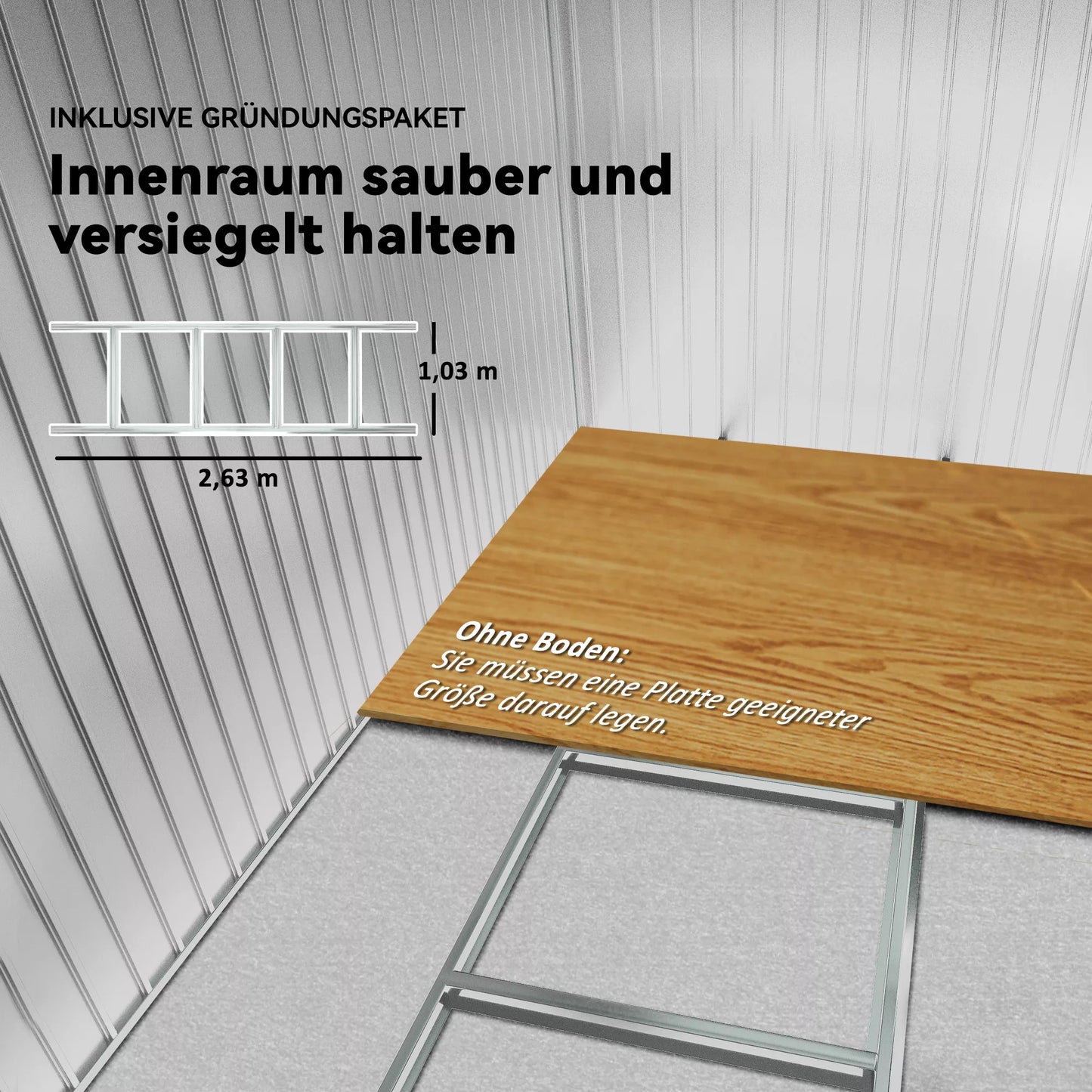 Metalinė sodo pavėsinė su stumdomomis durimis 2,77 x 1,95 x 1,92 cm, šviesiai žalia Outsunny