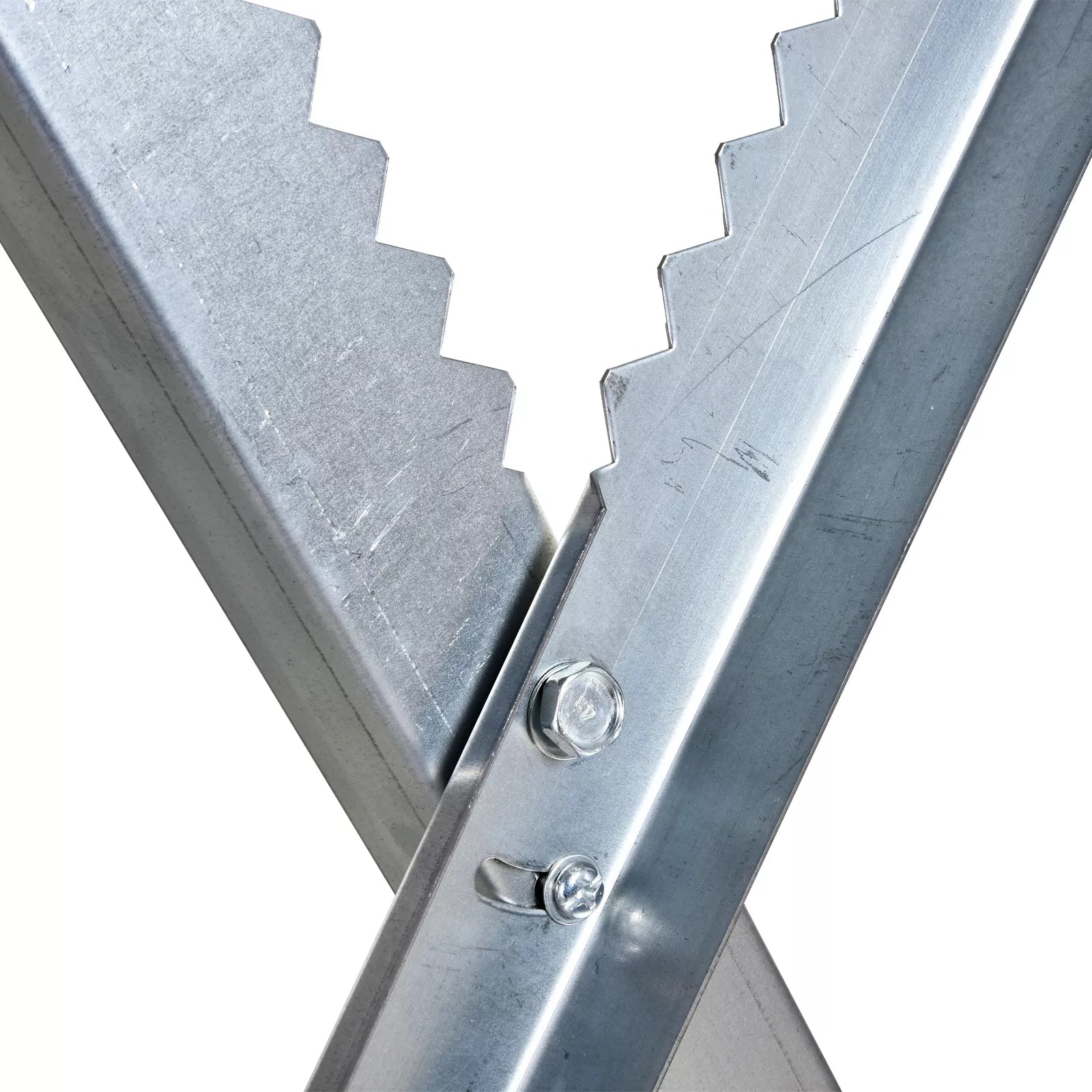 Sulankstomas rąstų pjovimo stovas, pjovimo rėmas malkoms, sidabro, metalo, 83 x 83 x 79 cm