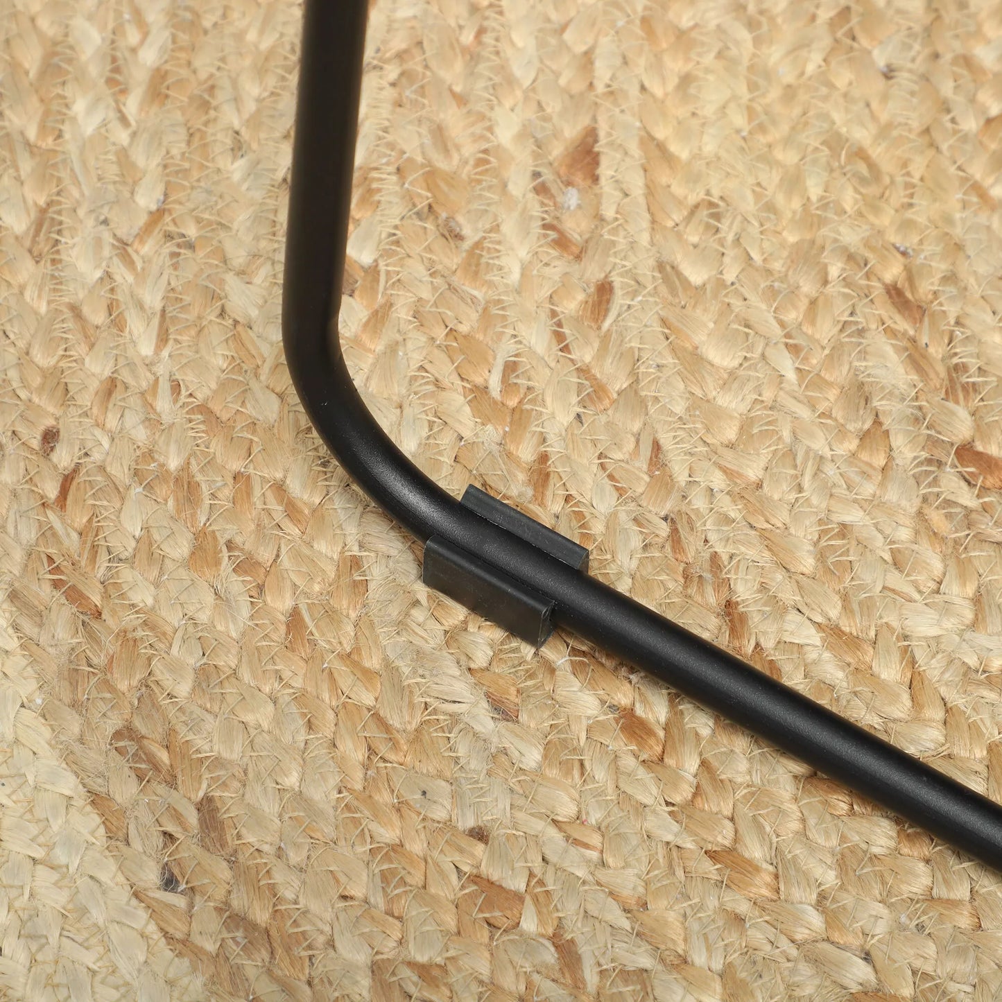 Viso kūno veidrodis, be rėmelio, laisvai pastatomas/tvirtinamas prie sienos, su metaliniu stovu, 50x150 cm, juodas