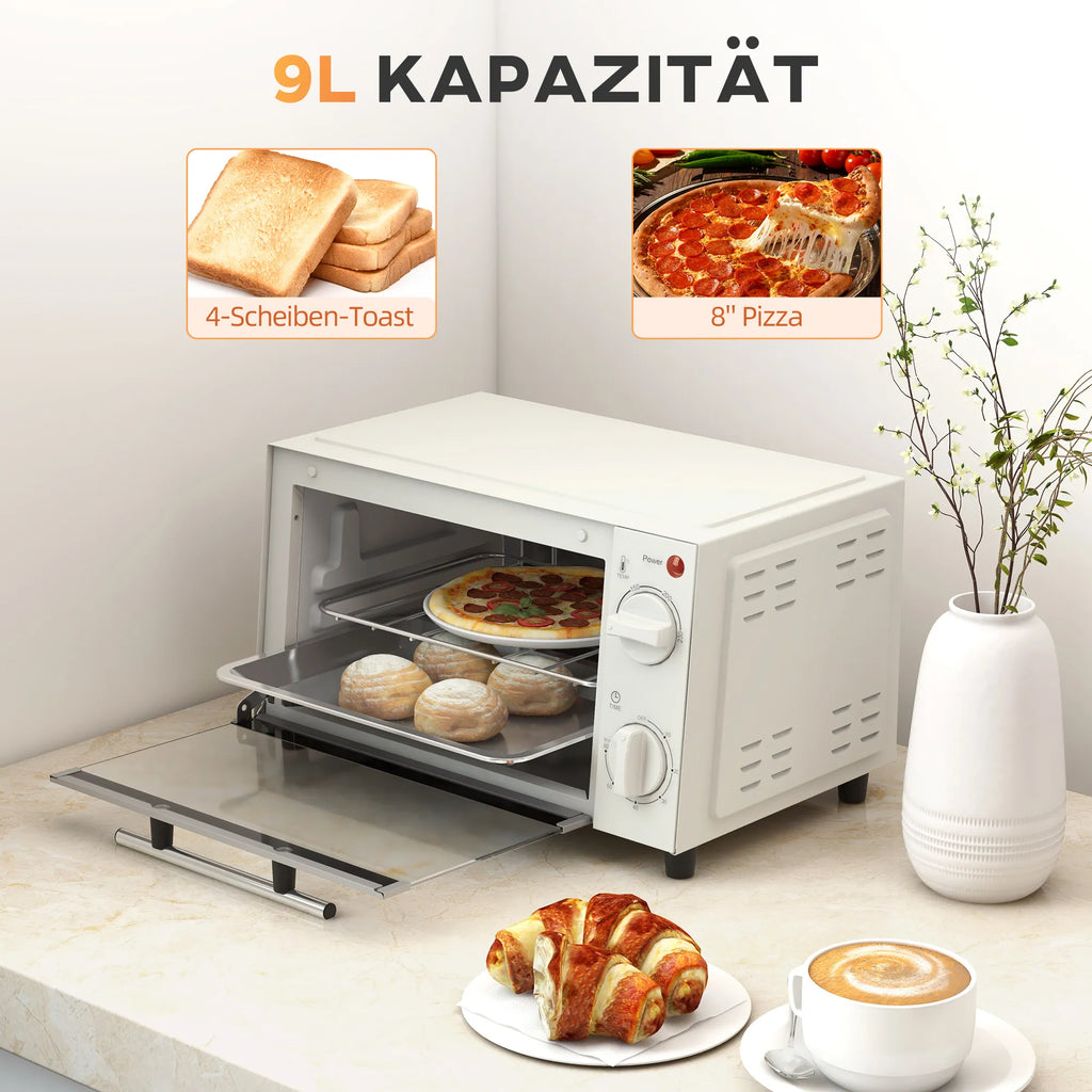 Elektrinė miniorkaitė NEFF, su laikmačiu, 9 l, kreminė balta