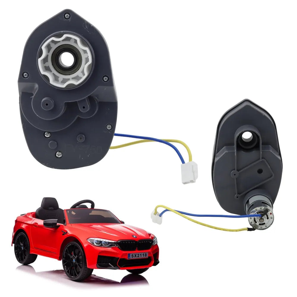 Elektrinio vaikiško automobilio variklis su pavarų dėže, FY-750, 12 V