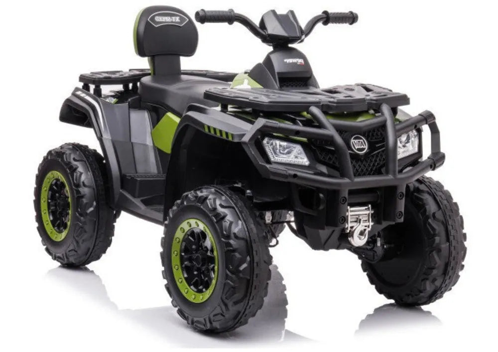 Elektrinis keturratis, 24 V, 4 × 80 W, 3–8 km/h