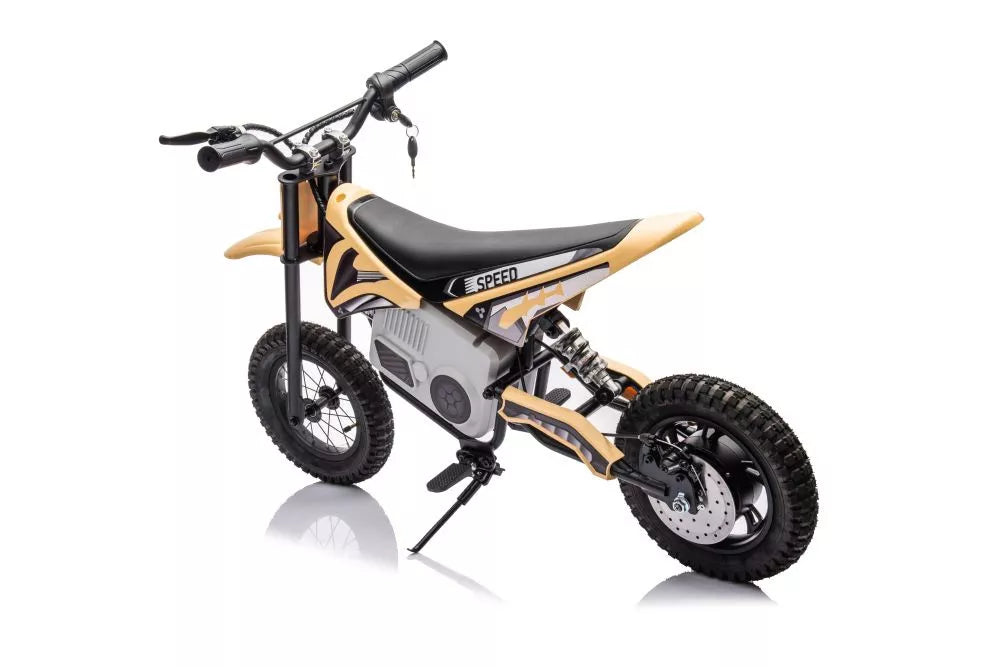 Elektrinis motociklas, 350W, 2x18V, nuo 6 metų, chaki