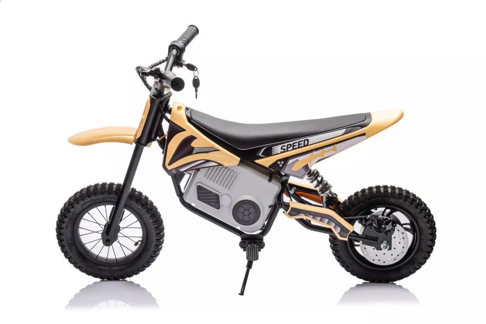 Elektrinis motociklas, 350W, 2x18V, nuo 6 metų, chaki