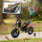 Elektrinis motociklas Aprilia vaikams 37–96 mėn., iki 30 kg, geltonas