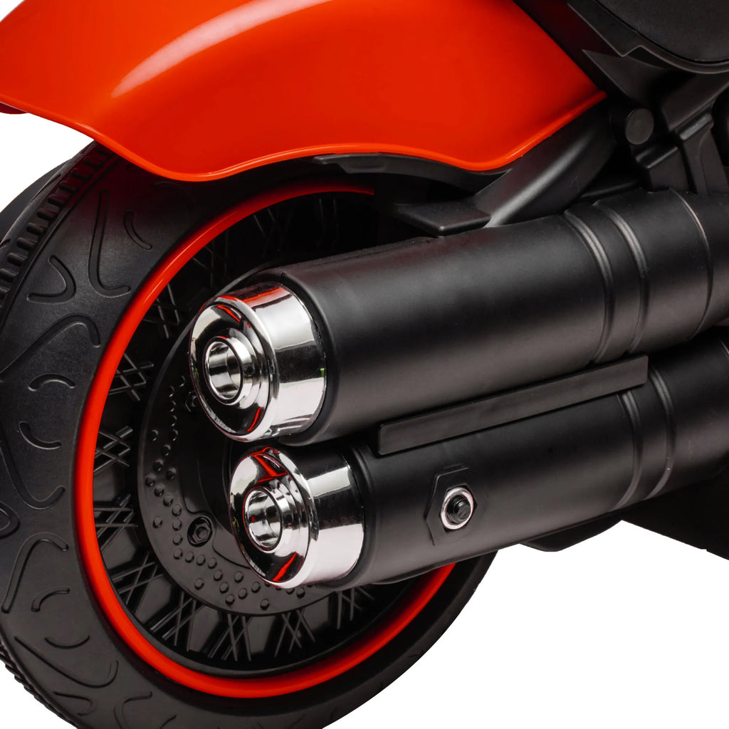Elektrinis motociklas vaikams 18–36 mėn., iki 25 kg, raudonas