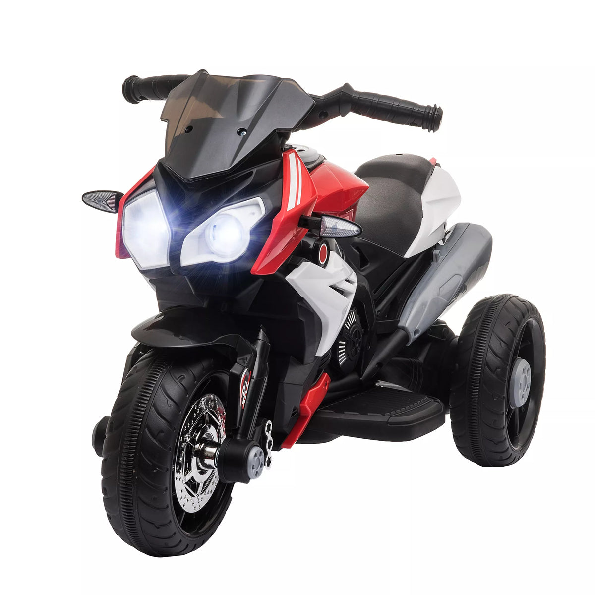 Elektrinis motociklas vaikams 3–5 metų, 25 kg, raudonas/juodas