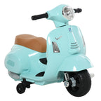 Elektrinis motociklas Vespa 18–36 mėn. vaikams, žalias