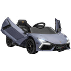 Elektrinis vaikiškas automobilis Lamborghini Revuelto, 3–5 metų vaikams, pilkas
