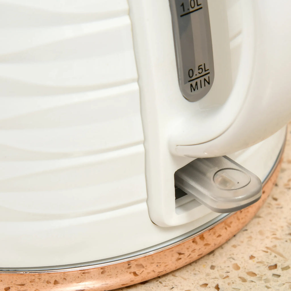Elektrinis virdulys, 1,7 l, 2200 W, su kalkių filtru, baltas