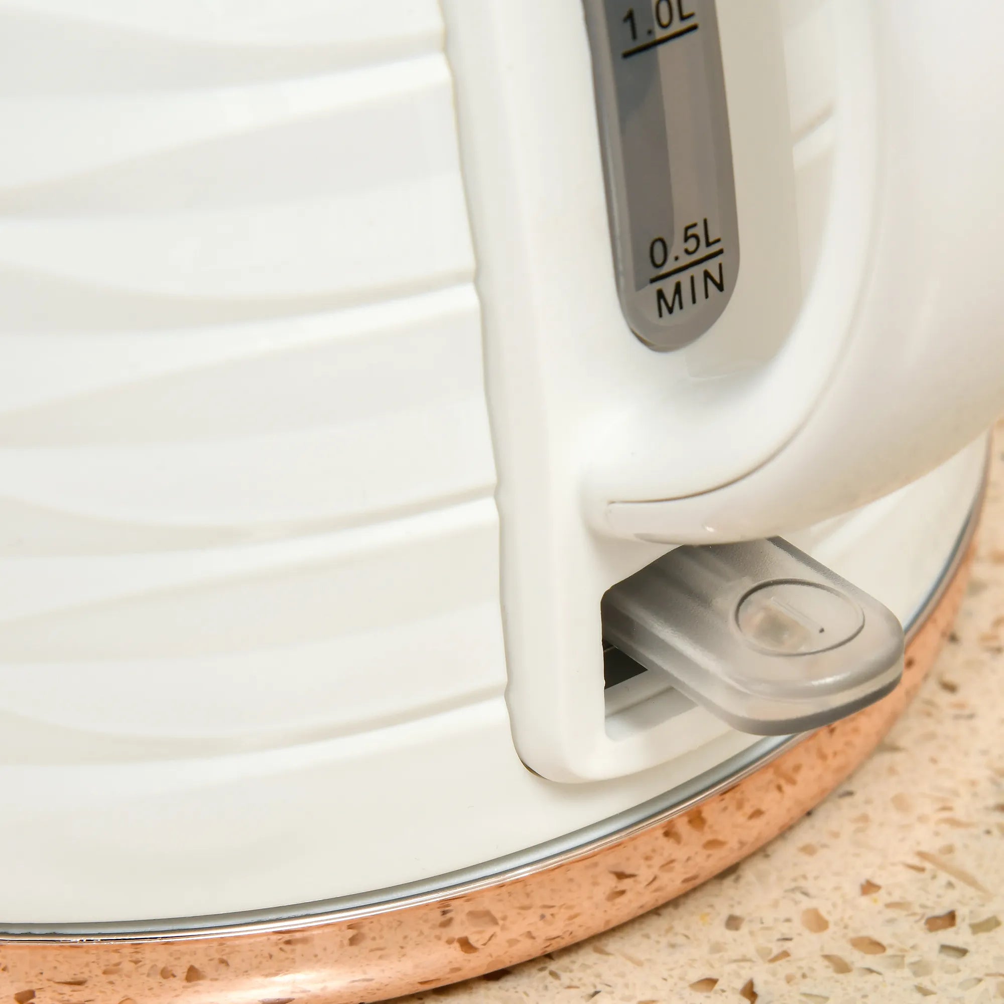 Elektrinis virdulys, 1,7 l, 2200 W, su kalkių filtru, baltas