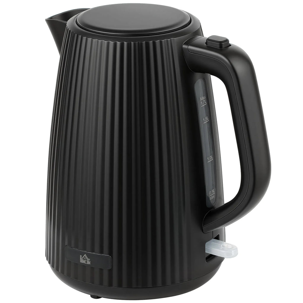 Elektrinis virdulys 1,7 l 2200 W su kalkių filtru juodas
