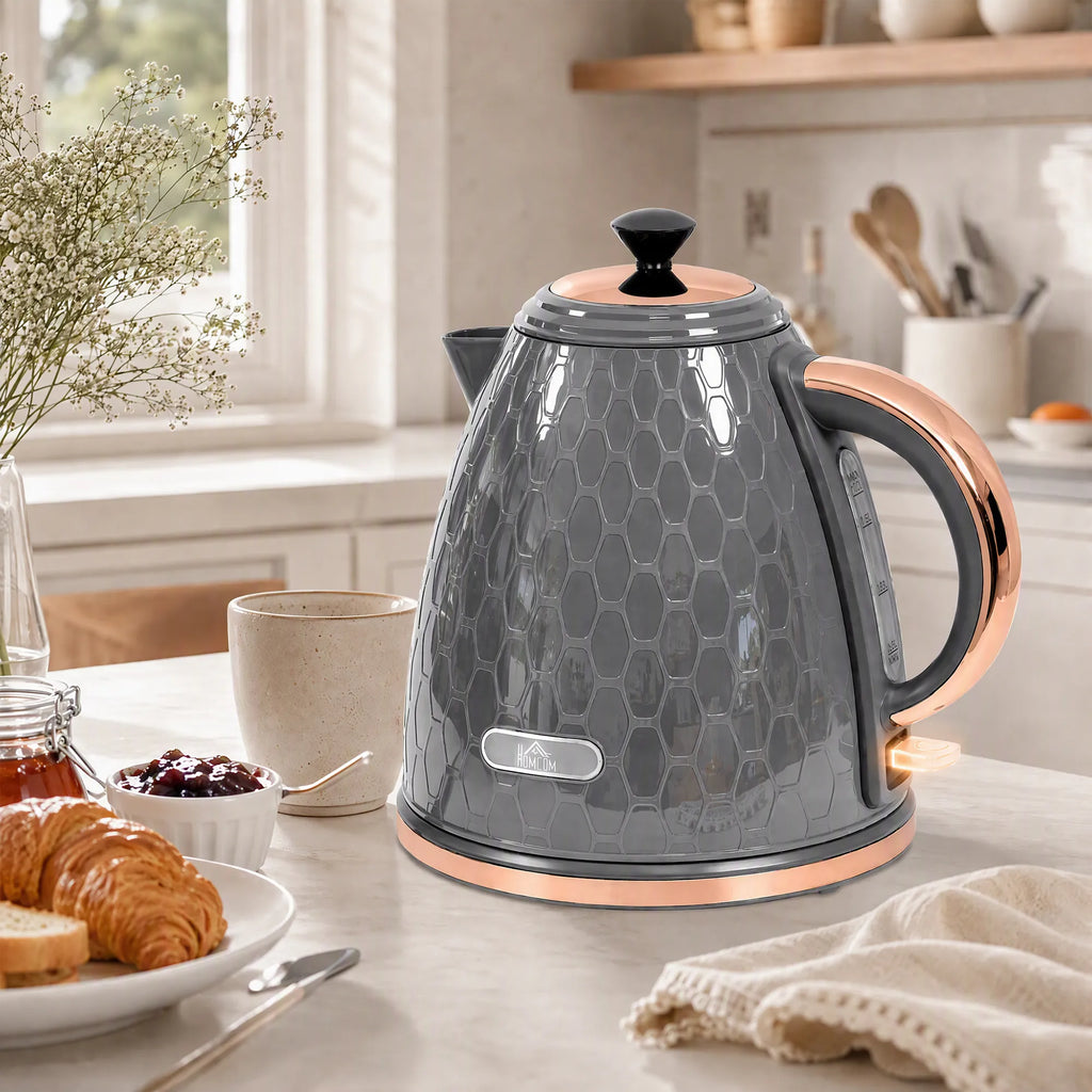 Elektrinis virdulys, 2200W, 1,7L, pilkas