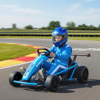 Elektromagnetinis kartingas su drifto funkcija, 8–12 metų vaikams, mėlynas