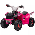 Elektromobilis keturratis vaikams 18-36 mėn. iki 25 kg, rožinis