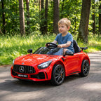 Elektromobilis Mercedes-Benz AMG GTR 3–6 metų vaikams, raudonas