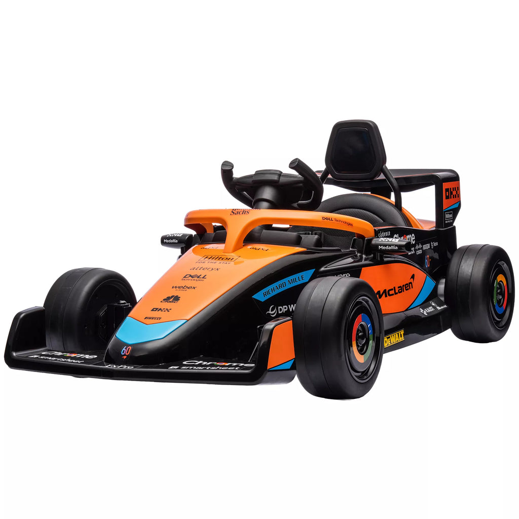 Elektromobilis vaikams McLaren F1, 3–5 metų, oranžinis