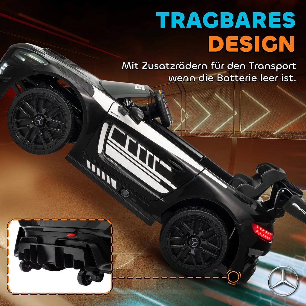 Elektromobilis vaikams Mercedes-AMG, 3–8 metų, juodas