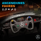 Elektromobilis vaikams Mercedes-AMG, 3–8 metų, juodas