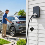 Elektromobilių įkrovimo kabelis Typ 2, 11 kW, 5 m, juodas ir baltas