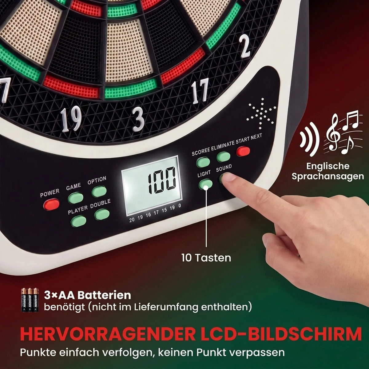Schema su smiginio lentos LCD ekranu ir valdymo mygtukais