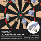 Elektroninė smiginio lenta su 6 strėlytėmis, 8 žaidėjams, juoda