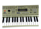 Elektroninis klavišinis muzikos instrumentas, 54 klavišai, su mikrofonu, smėlio spalvos