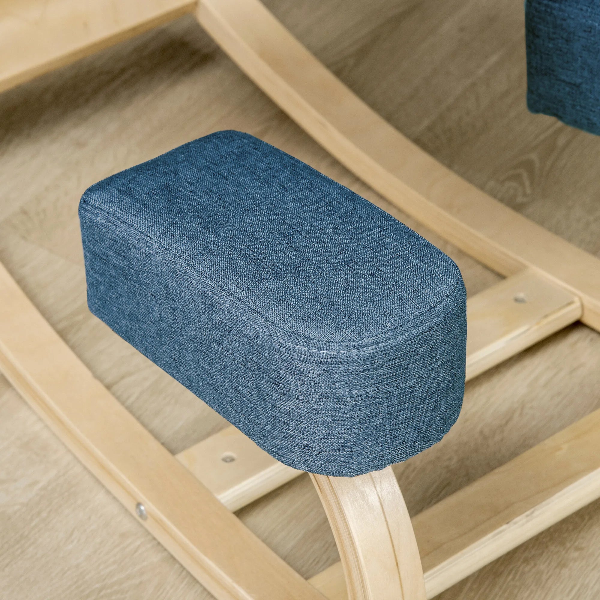 Ergonominė kėdė kelio atramai, reguliuojamo aukščio, iki 120 kg, mėlyna