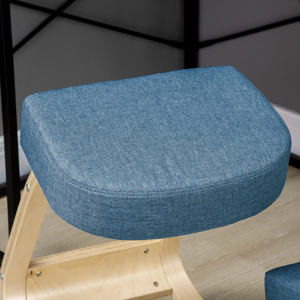 Ergonominė kėdė kelio atramai, reguliuojamo aukščio, iki 120 kg, mėlyna