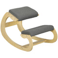 Ergonominė kėdė, kelių atrama, iki 120 kg, pilka