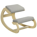Ergonominė kėdė klūpėjimui, reguliuojama, iki 120 kg, šviesiai pilka