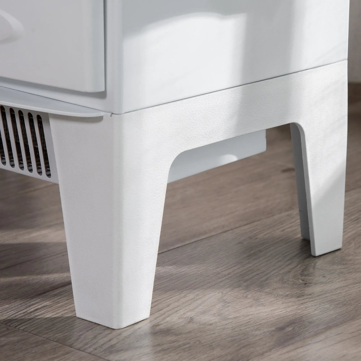 Elektrinis židinys su šildymu, elektrinis židinys su LED liepsnos efektu, 900/1800 W dekoratyvinis židinys, elektrinis židinio imitacija, Baltas