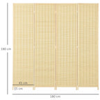 Širmos schema su matmenimis 180, 180 ir 45 cm