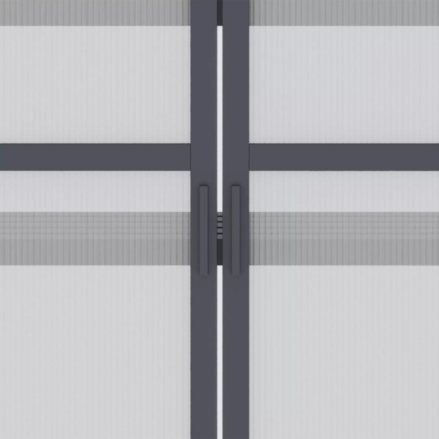 Ankstyvasis šiltnamis Mini šiltnamis 3 lygiai Šiltnamis Augalų lysvė su atverčiamu stogu Dvigubos medinės durys Polikarbonatas atsparus atmosferos poveikiui Natūralus 70,5 x 42 x 132 cm